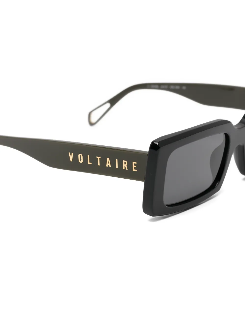 Zadig&Voltaire Zonnebril met rechthoekig montuur Groen