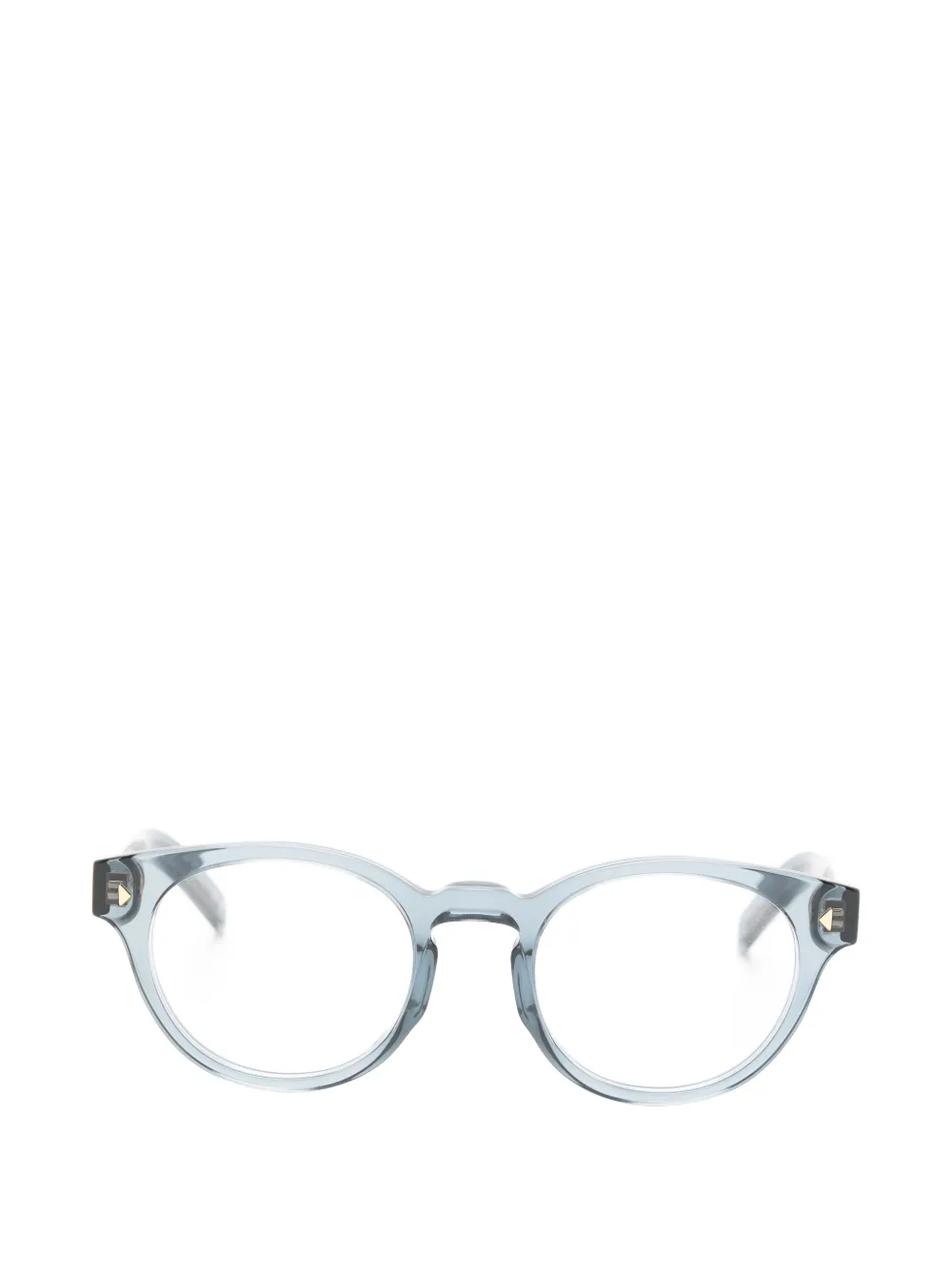 Prada Eyewear round-frame glasses - Blu