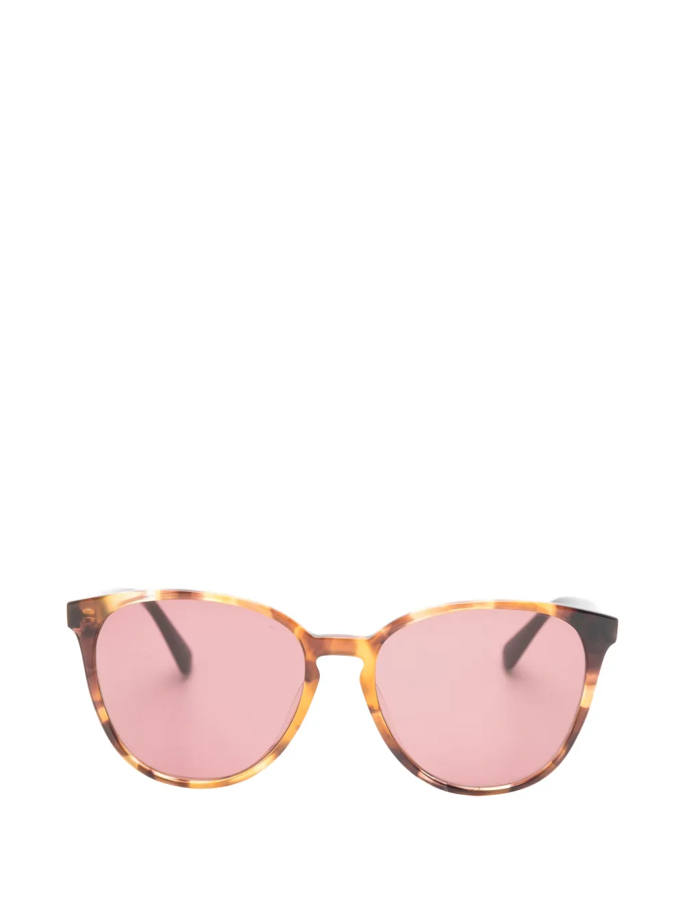 Longchamp Tortoiseshell-effect Cat-eye Sunglasses In Brown