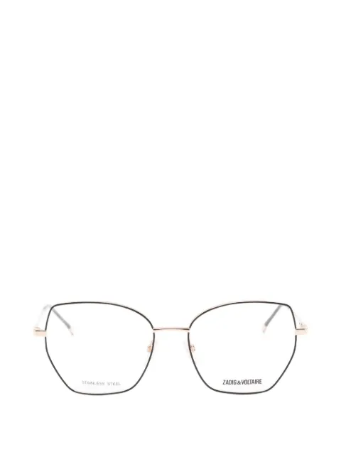 Zadig&Voltaire geometric-frame glasses
