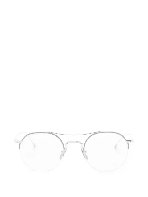 Thom Browne Eyewear round-frame double-bridge glasses