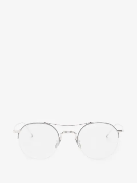 Thom Browne Eyewear round-frame double-bridge glasses