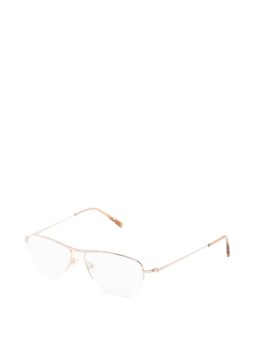 TOM FORD Eyewear Bril met geometrisch montuur Goud