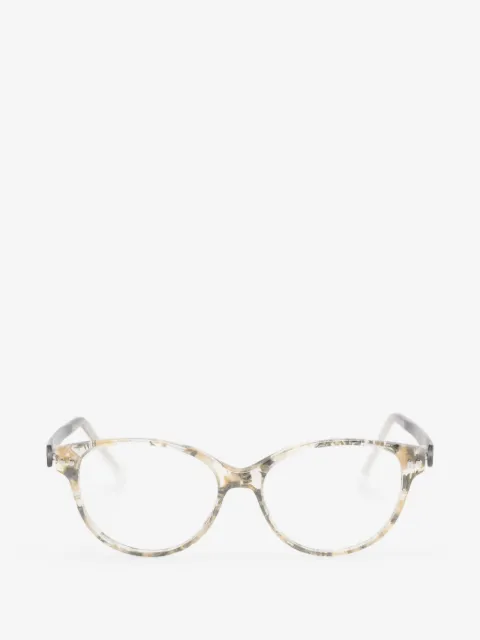 iGreen tortoiseshell-effect cat-eye glasses