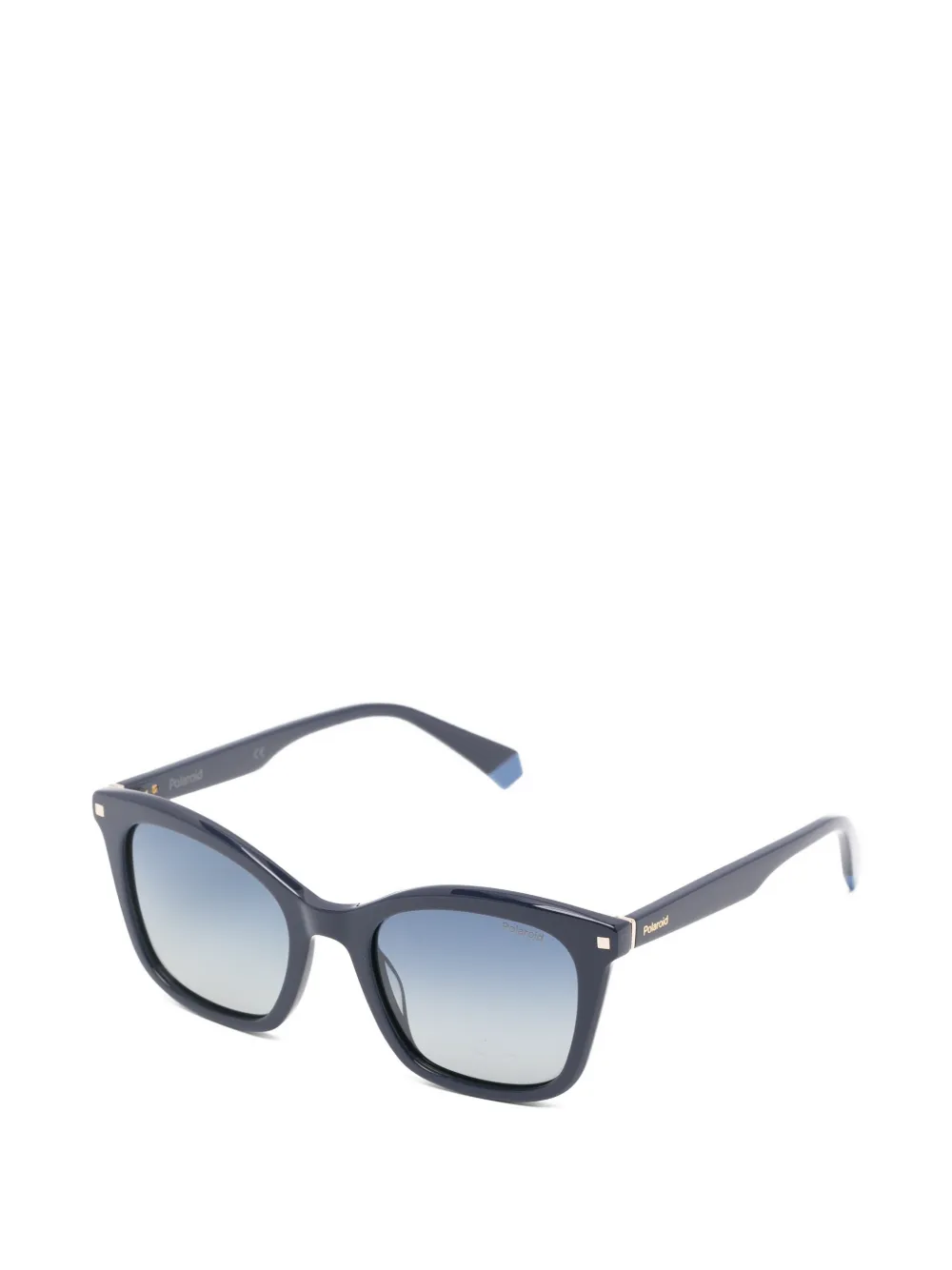 Polaroid Zonnebril met vierkant montuur Blauw