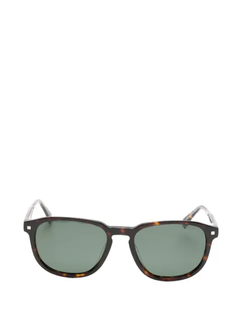 Polaroid tortoiseshell-effect square-frame sunglasses