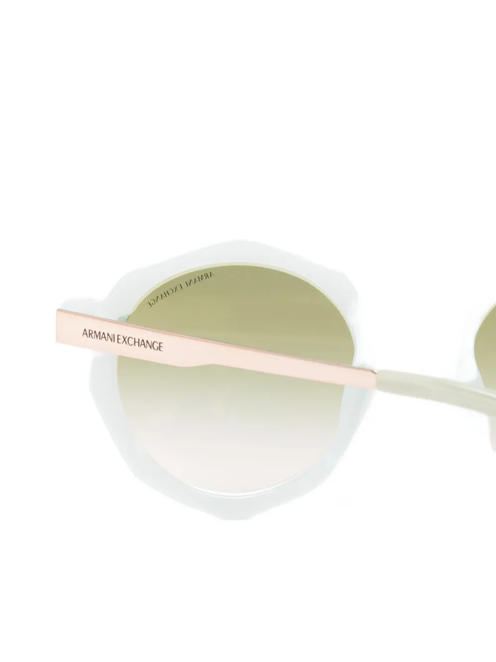 Armani Exchange geometric-frame Sunglasses | Blue | FARFETCH CA