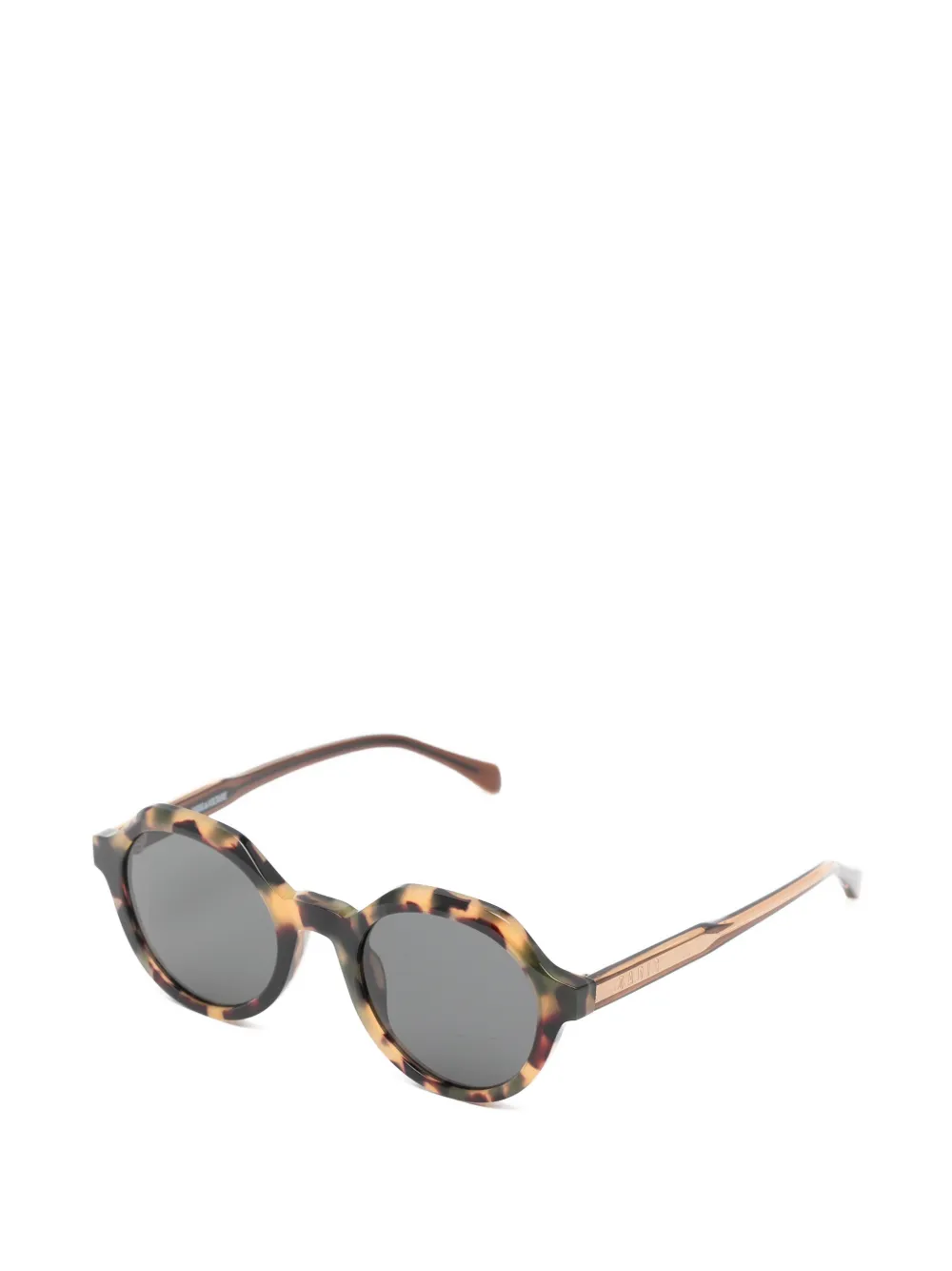 Zadig&Voltaire Zonnebril met rond montuur Bruin