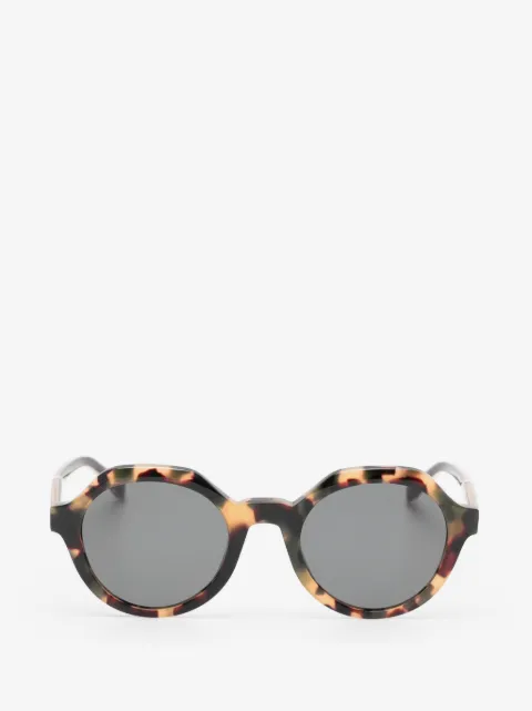 Zadig&Voltaire tortoiseshell-effect round-frame sunglasses