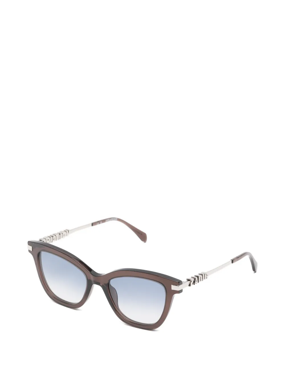 Zadig&Voltaire Zonnebril met cat-eye montuur Bruin