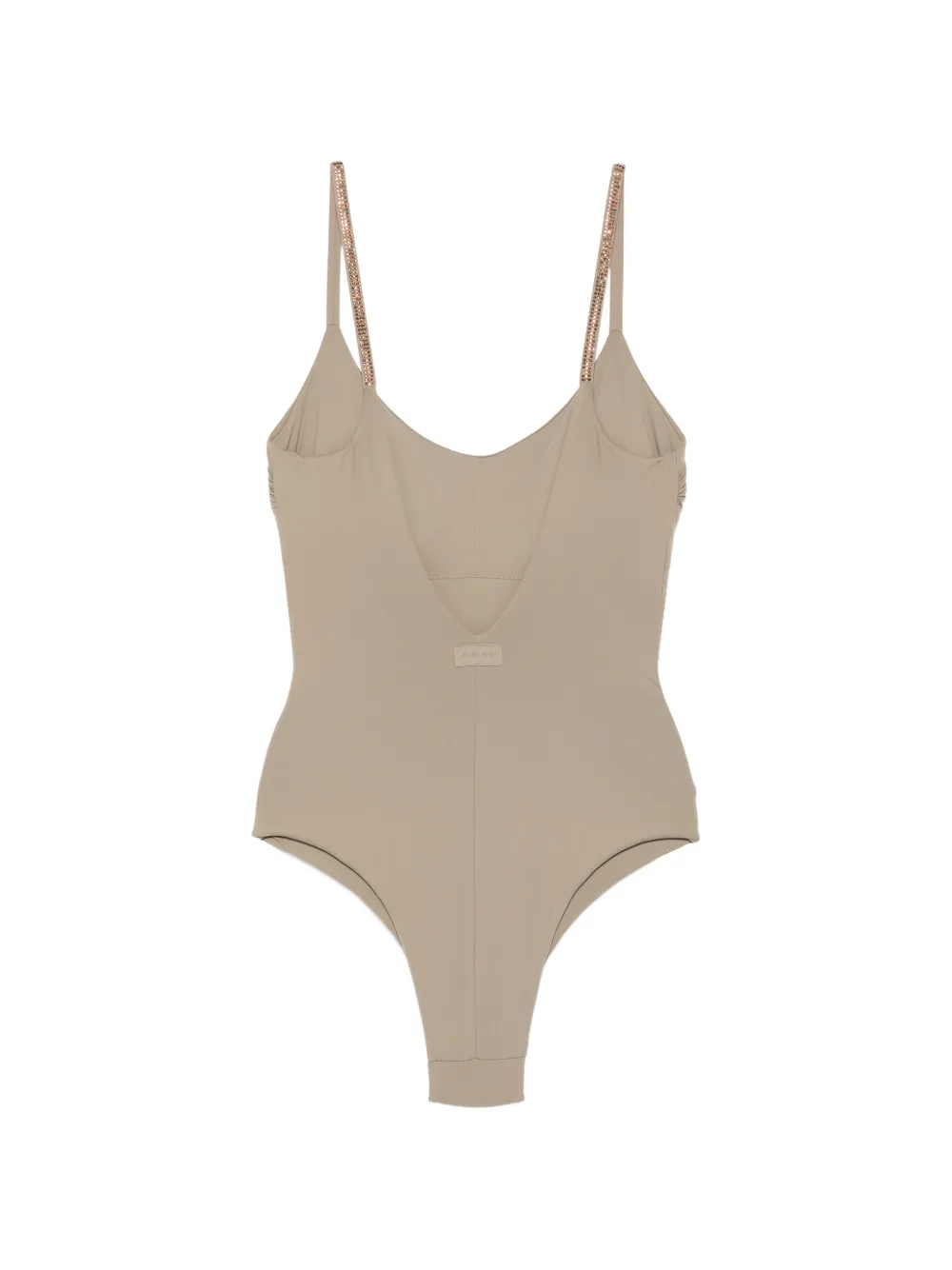 Fisico Verfraaid badpak Beige