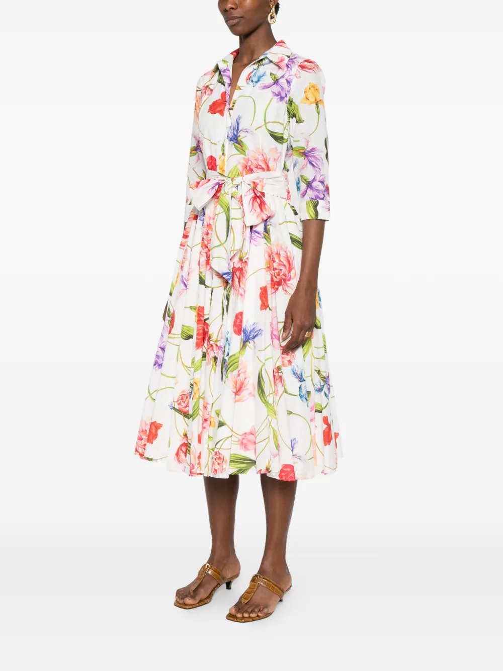  Lavi Couture Spritz Midi Dress - White 