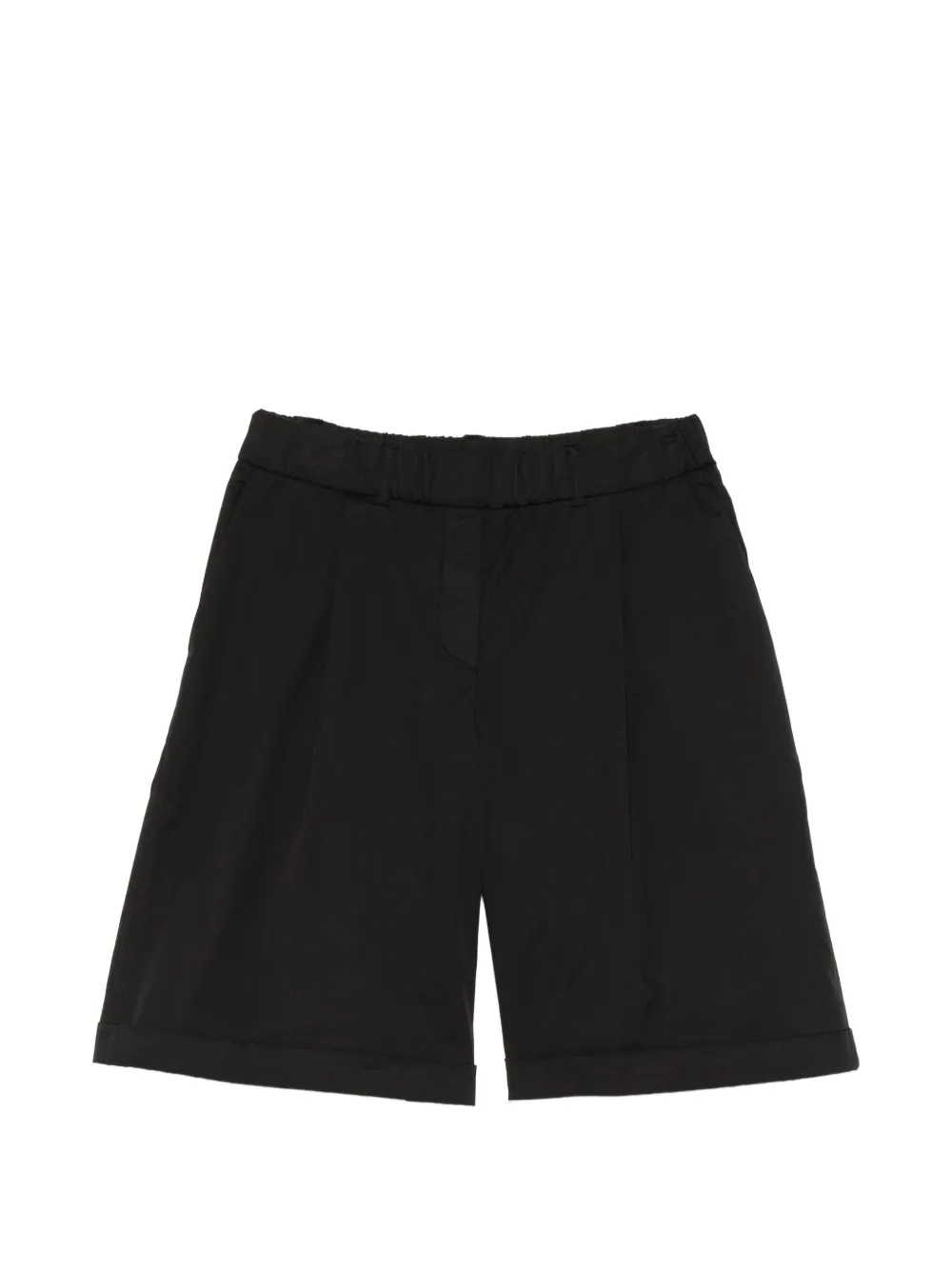Via Masini 80 turn-up shorts - Nero