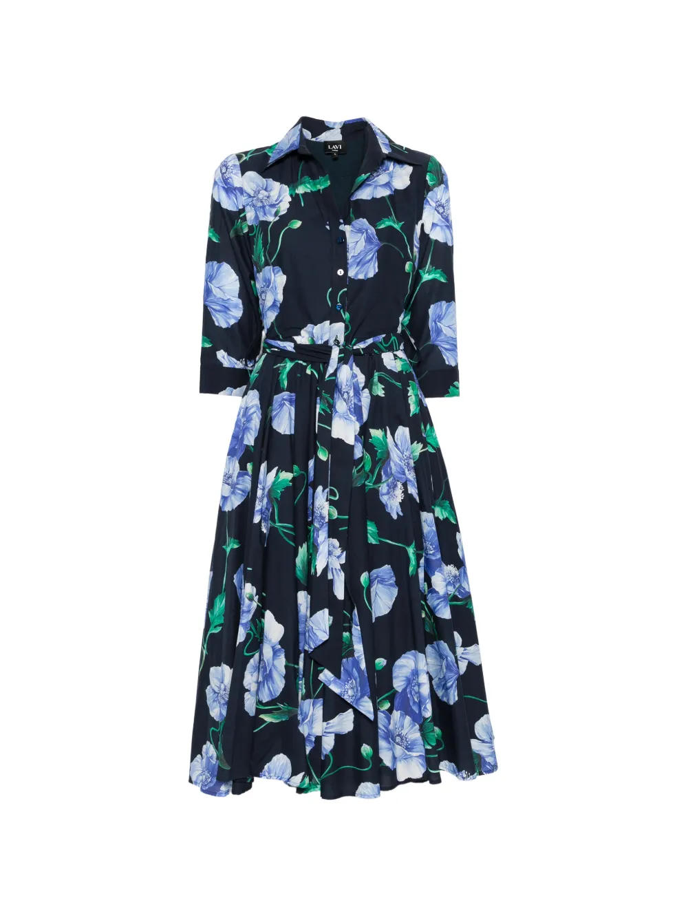 LAVI COUTURE Spritz midi dress - Blu