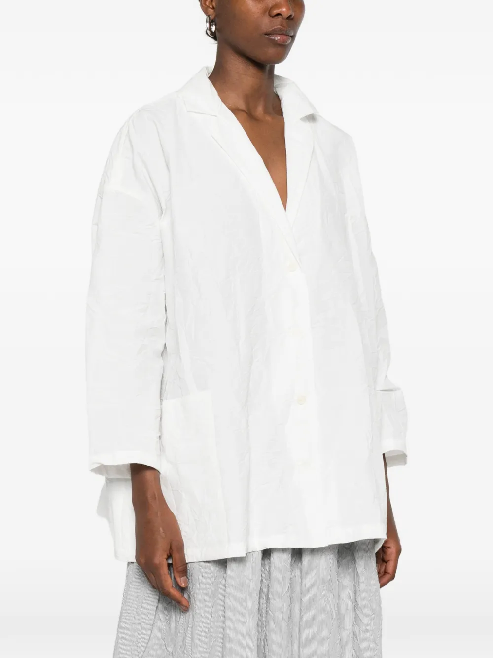  Apuntob Patch-pocket Shirt - White 