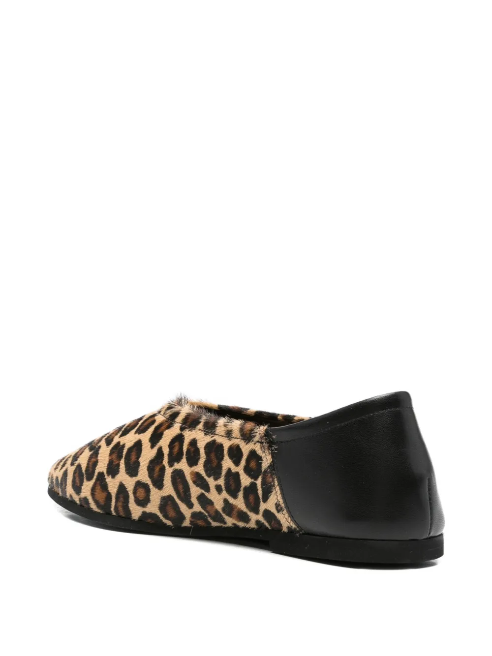  Babú Milano Leopard-print Ballet Flats - Brown 