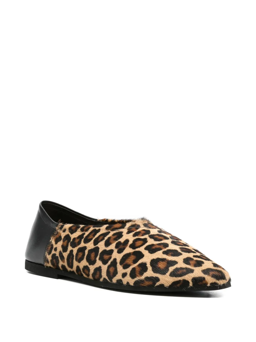  Babú Milano Leopard-print Ballet Flats - Brown 