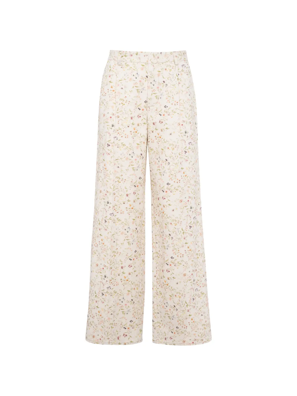 Tela floral-print trousers - Toni neutri