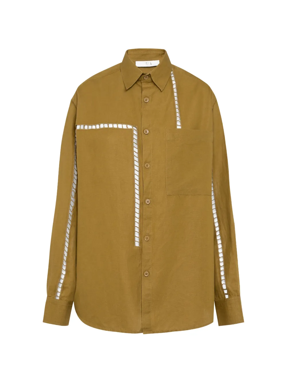 Tela long-sleeve shirt - Marrone