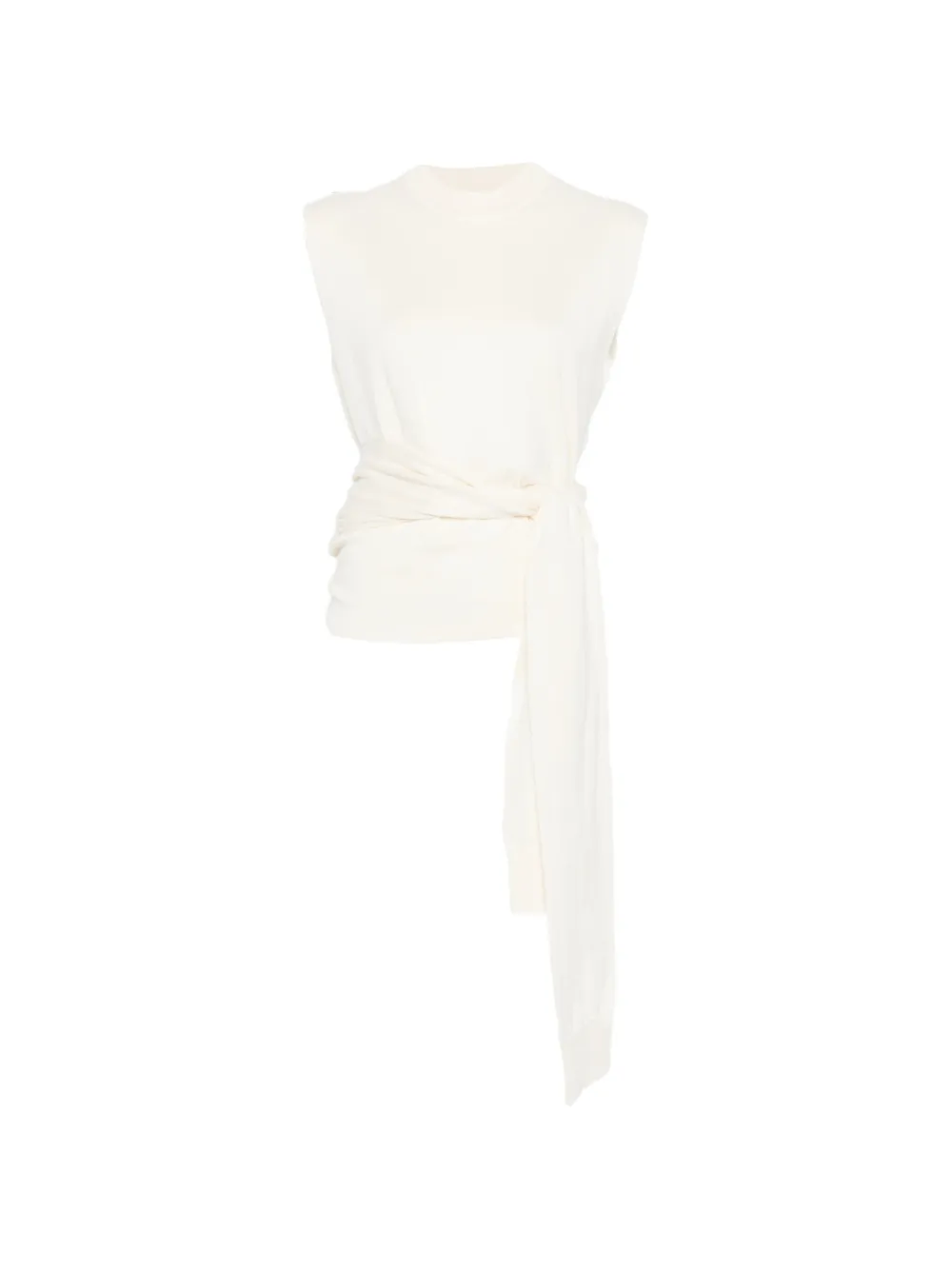 Róhe tie-waist top - Toni neutri