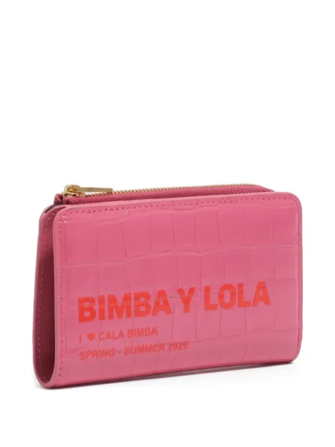 Bimba y Lola cartera con efecto de piel de cocodrilo