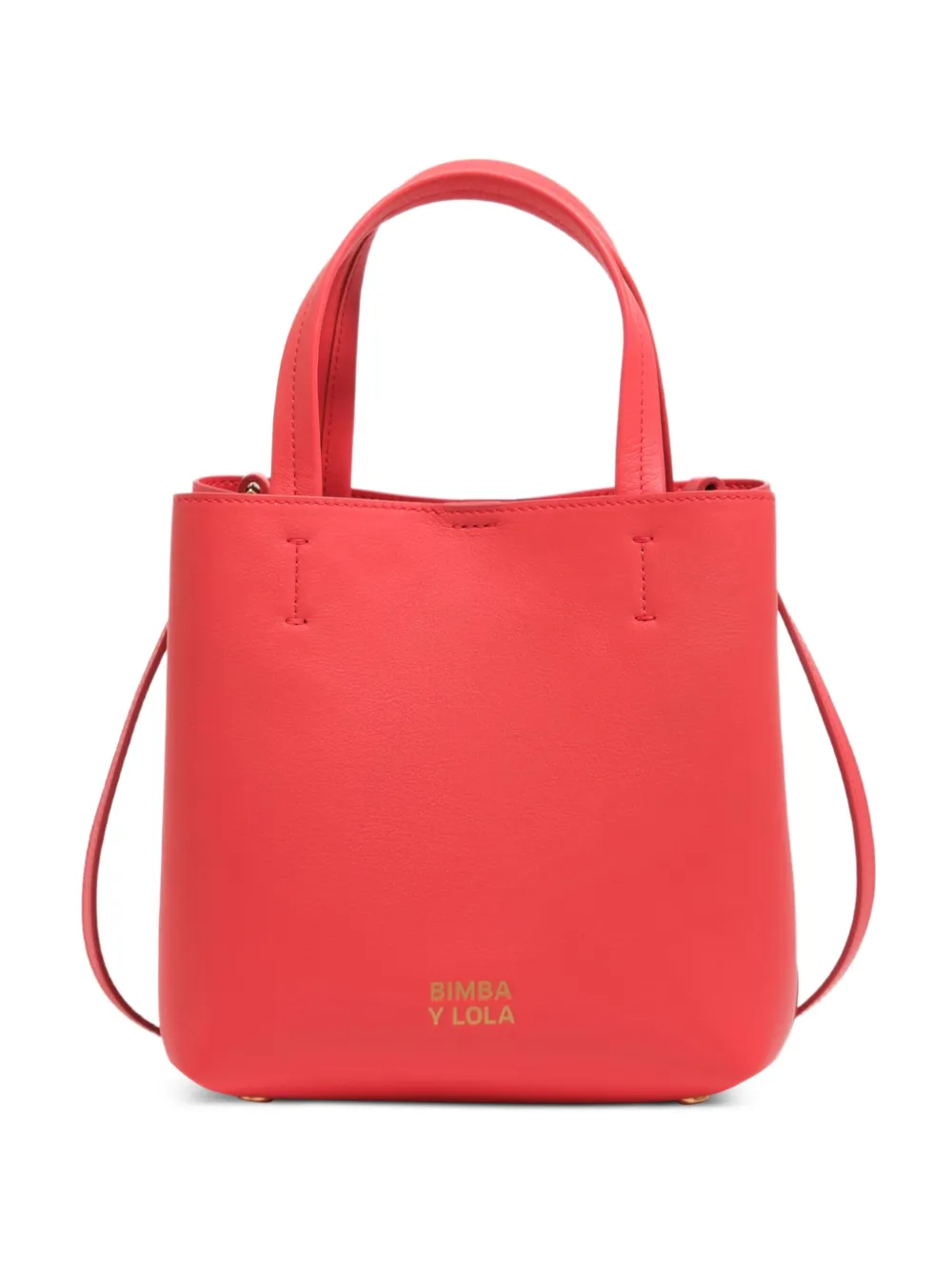 Bimba y Lola top handle tote bag - Rosso