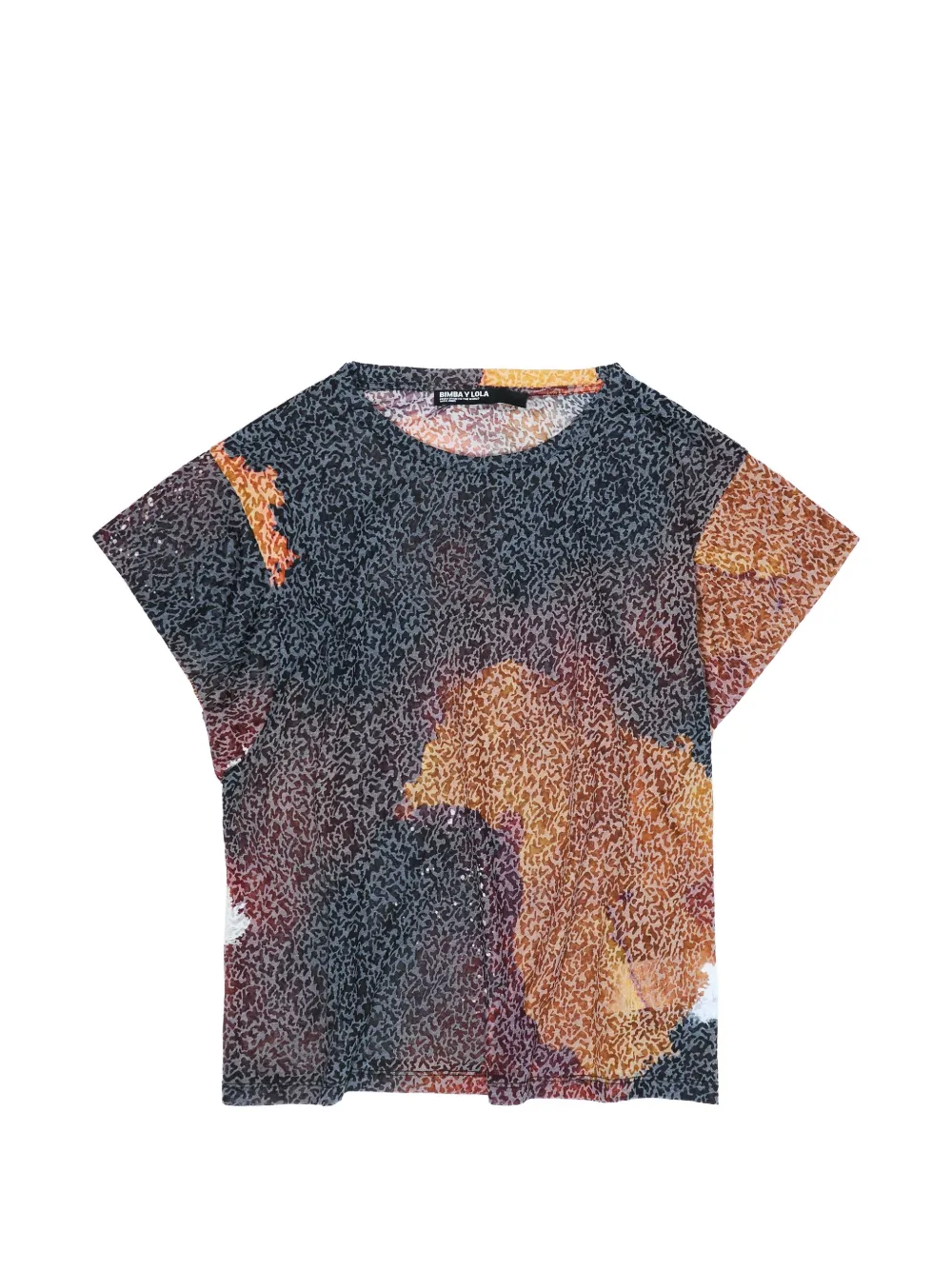 Bimba y Lola printed short-sleeve T-shirt - Blu