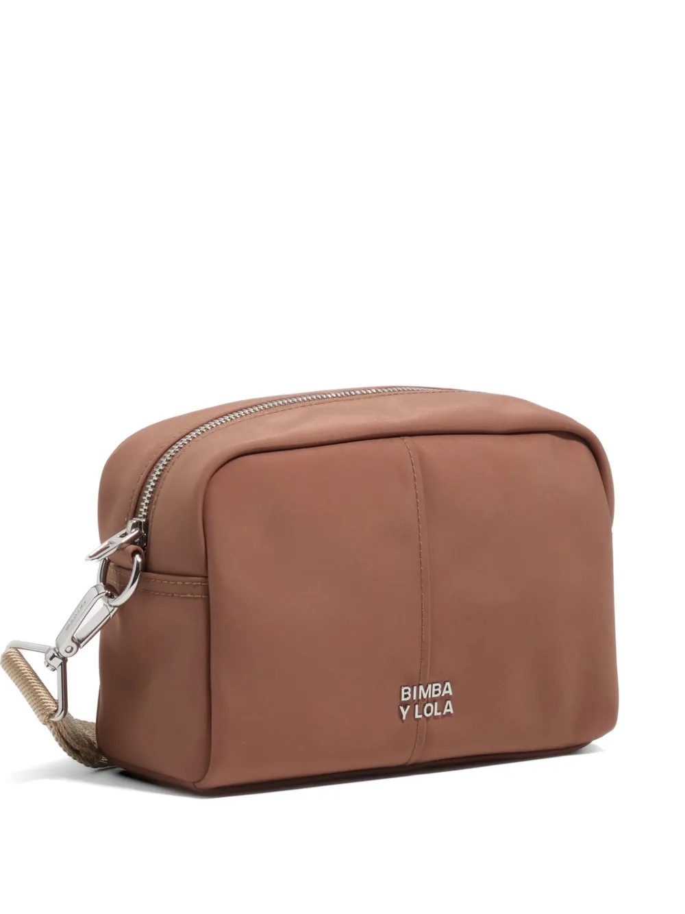 Bimba y Lola logo strap cross body bag - Marrone