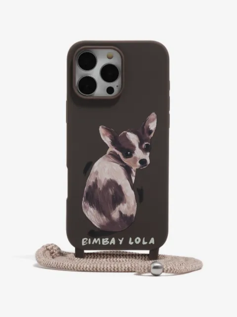 Bimba y Lola chihuahua-print Iphone 16 Pro Max case