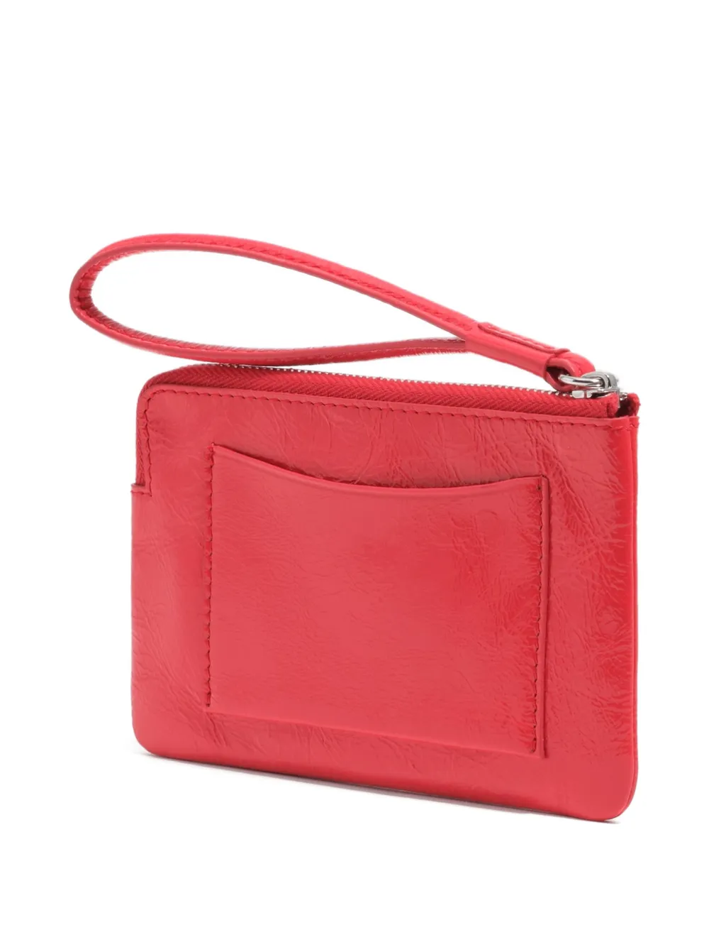 BIMBA Y LOLA Leren portemonnee met rits Rood