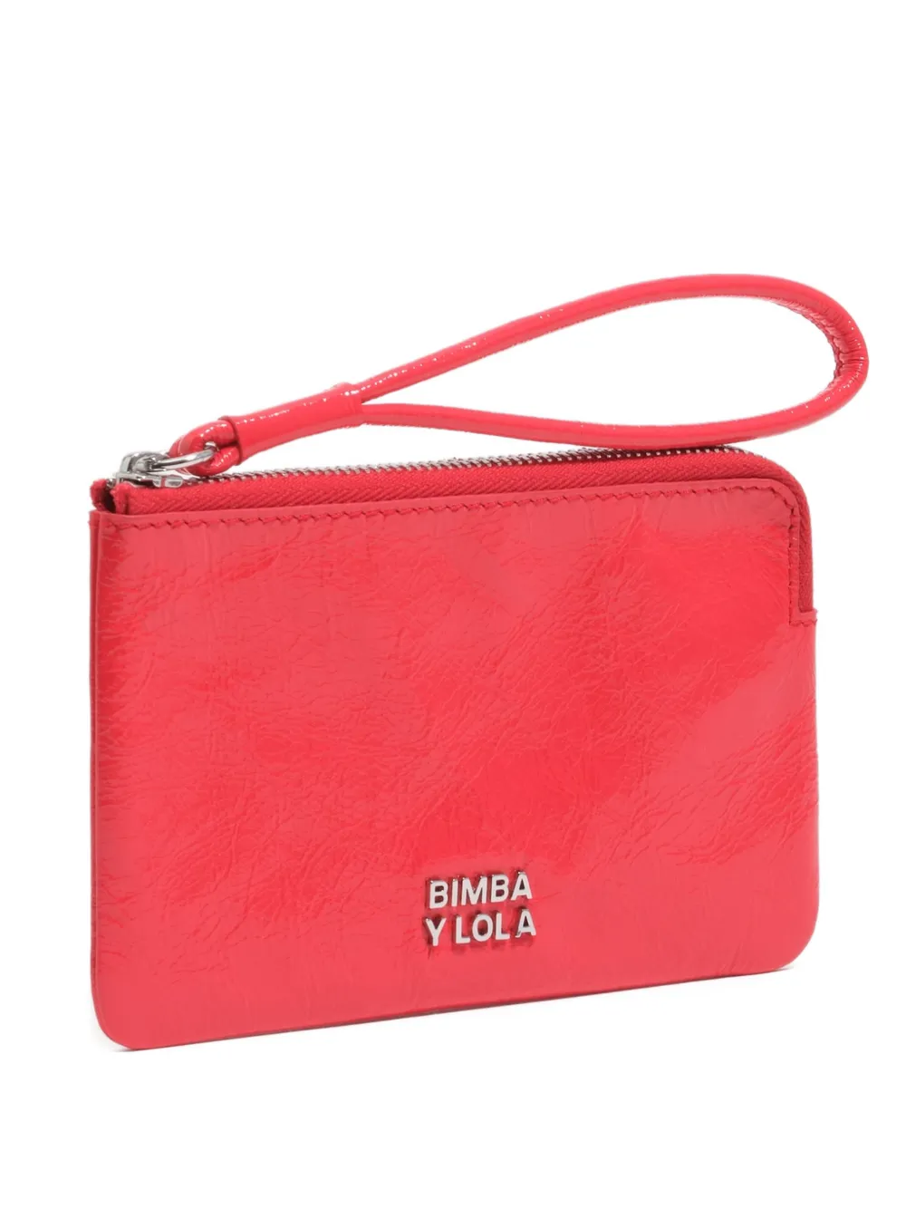 Bimba y Lola zip leather purse - Rosso
