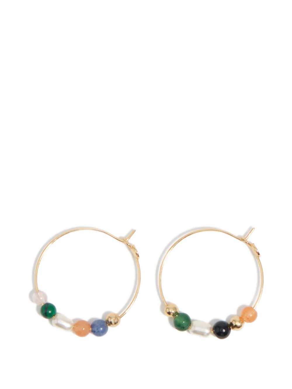 BIMBA Y LOLA Creolen mit Perlen - Gold