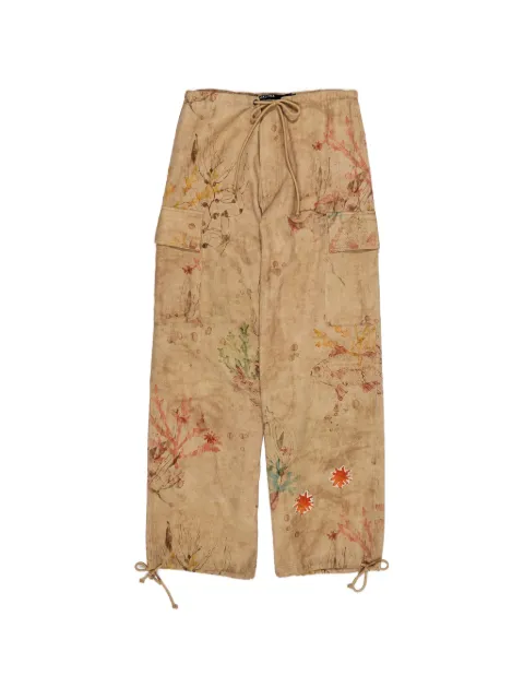Bimba y Lola floral cargo trousers
