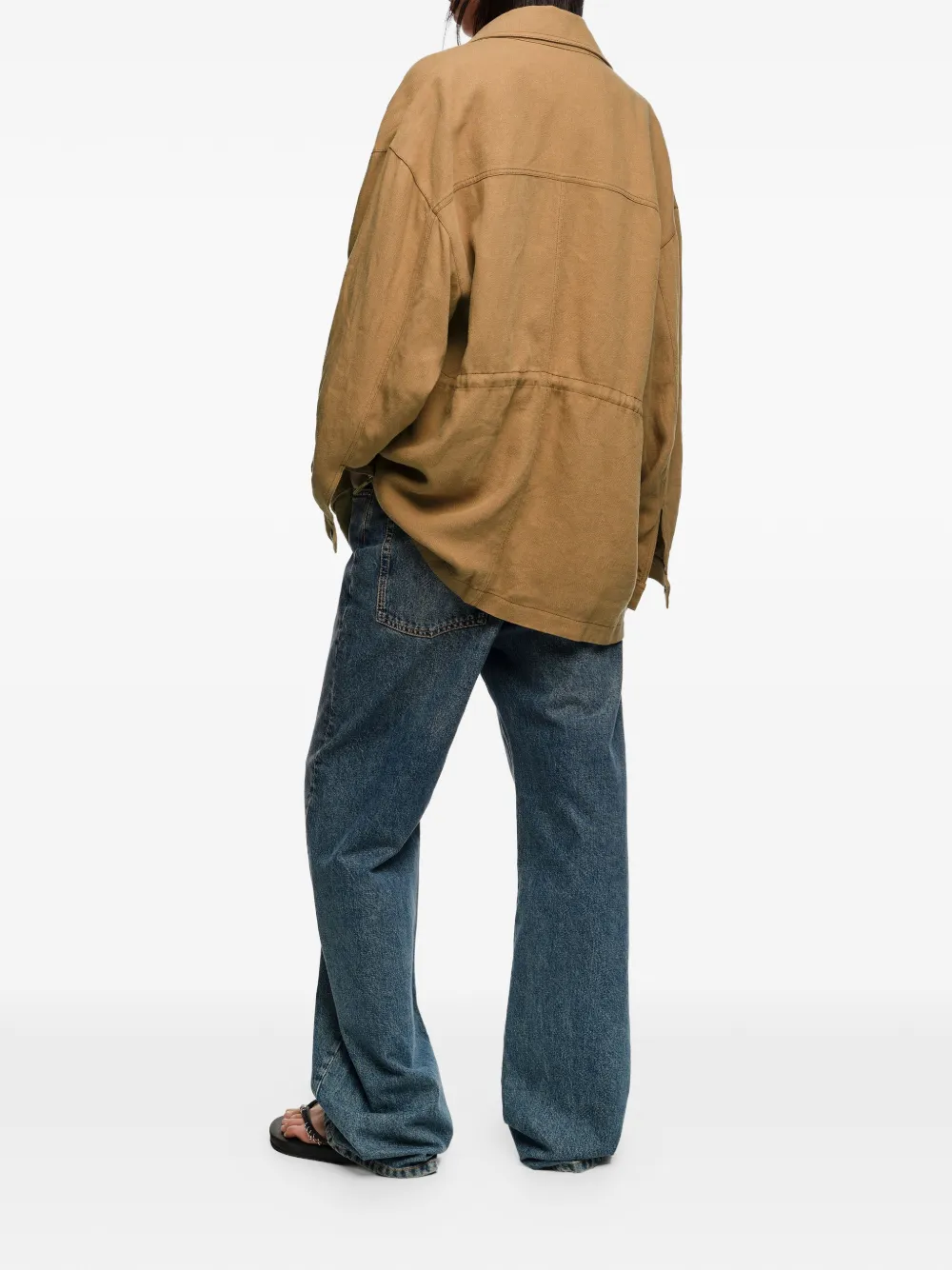 Bimba y Lola Jack met opgestikte zak Beige
