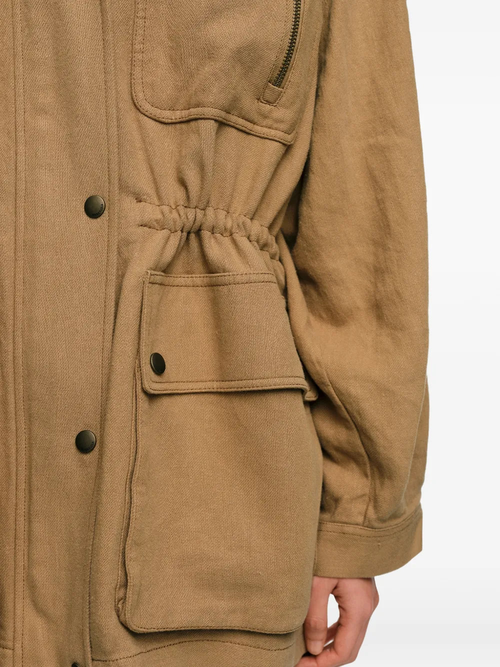 Bimba y Lola Jack met opgestikte zak Beige