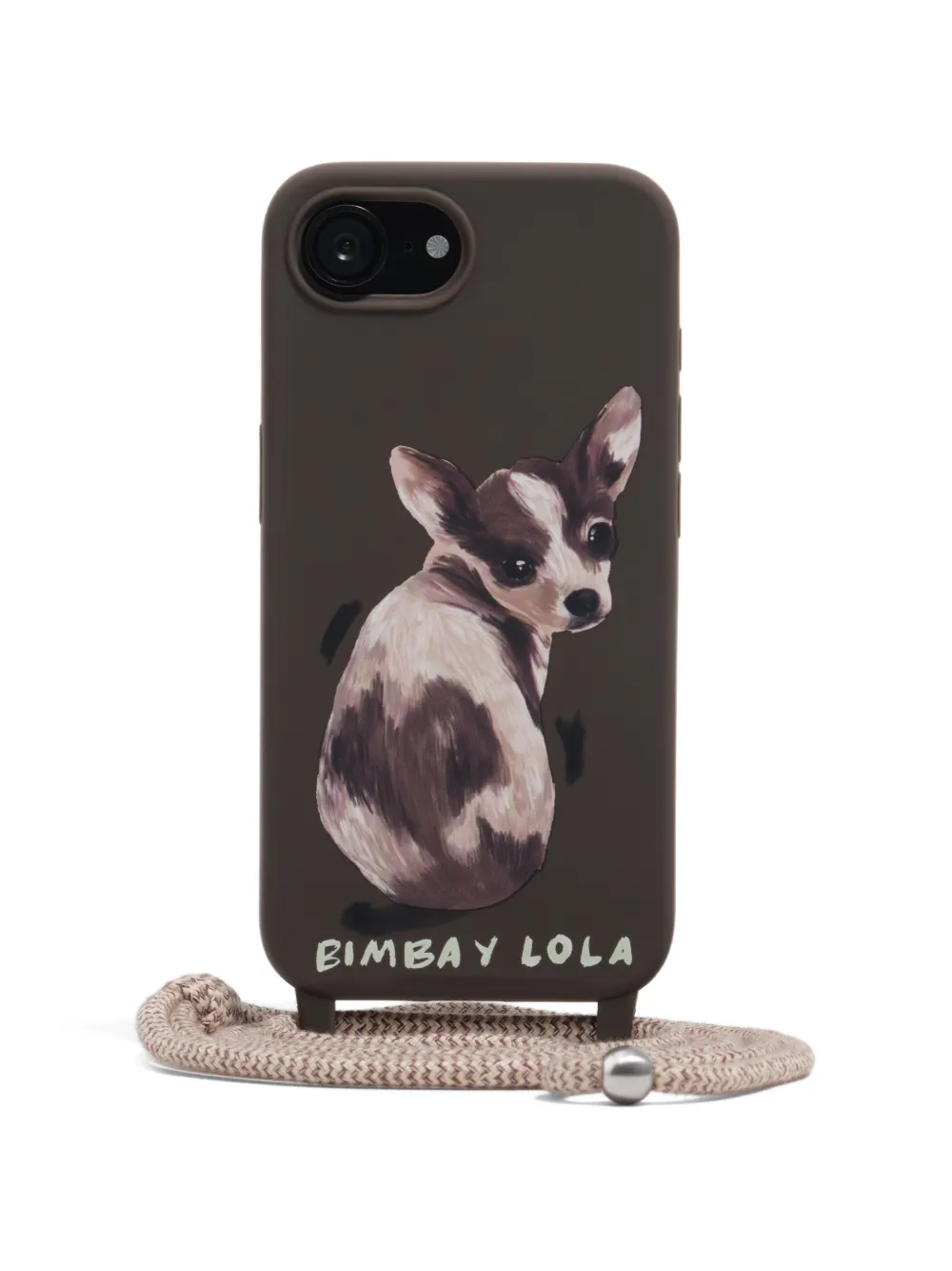 Bimba y Lola graphic iphone 16 case - Marrone