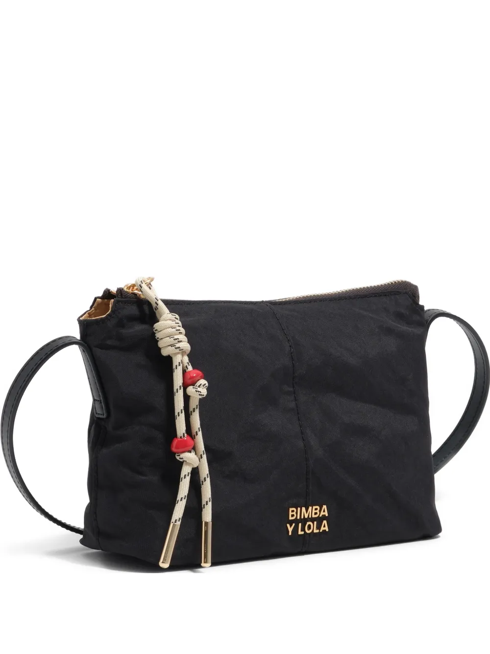 Bimba y Lola knotted strap satchel - Nero