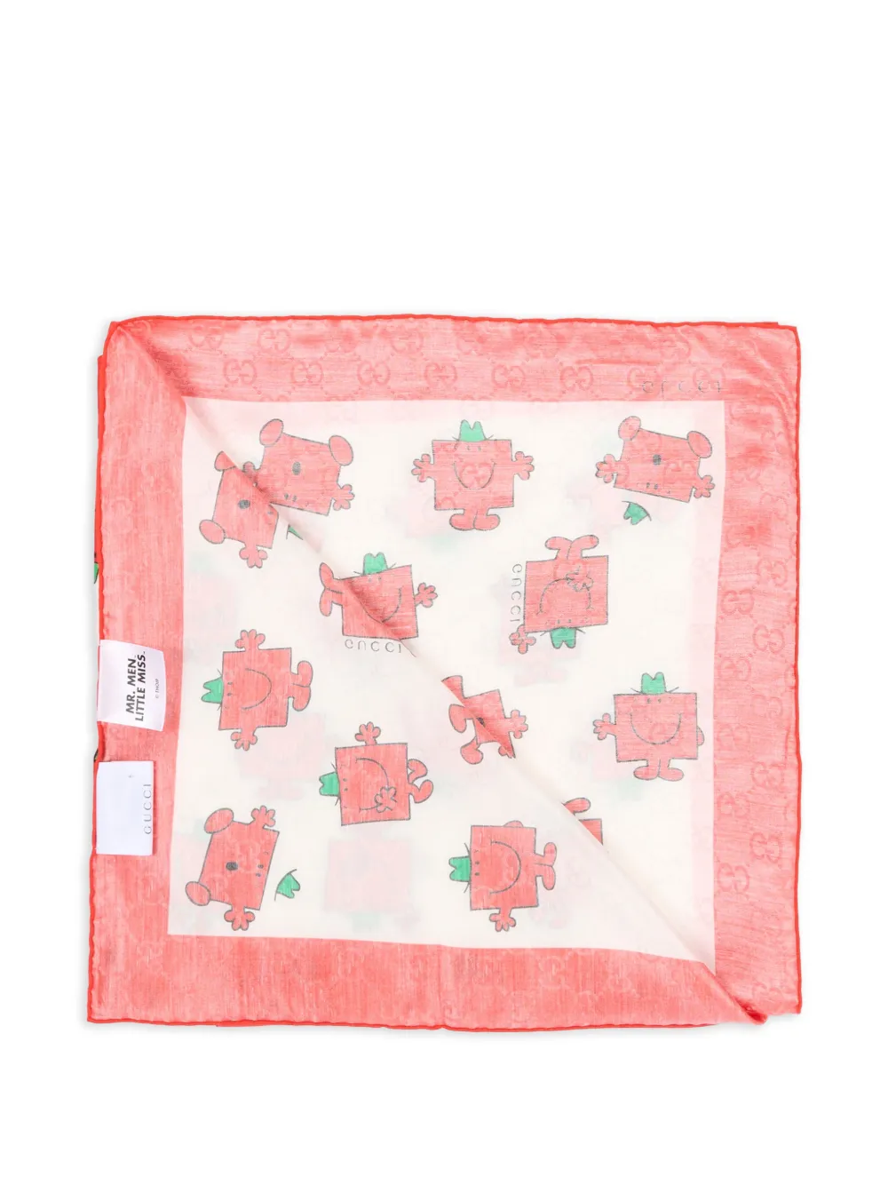  Gucci Kids Print Scarf - Red 