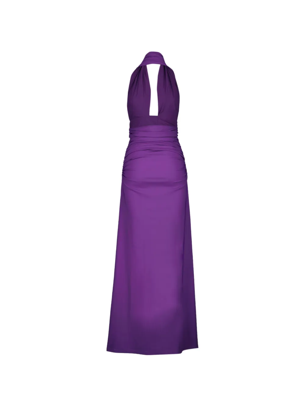 Christopher Esber V-neck Ruched Beach Dress - Purple 