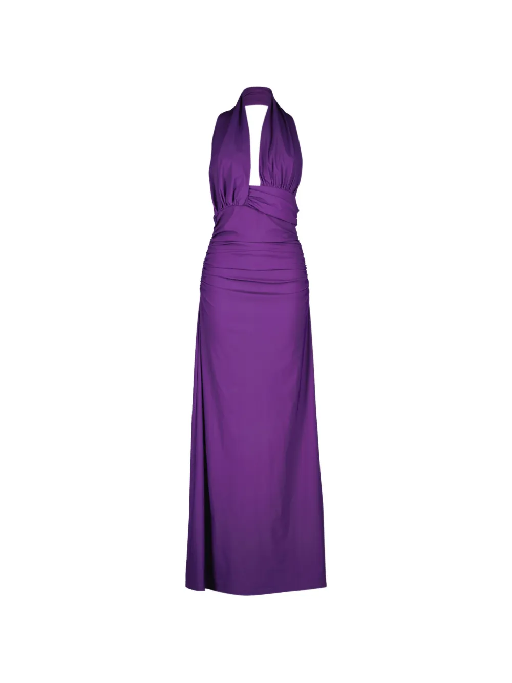 Christopher Esber V-neck ruched beach dress - Violett