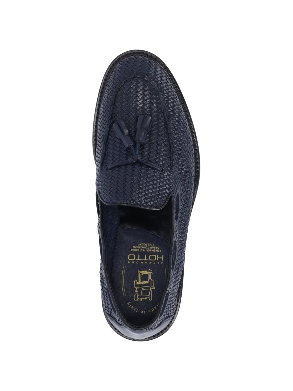 Alexander Hotto woven tassel loafers Blauw