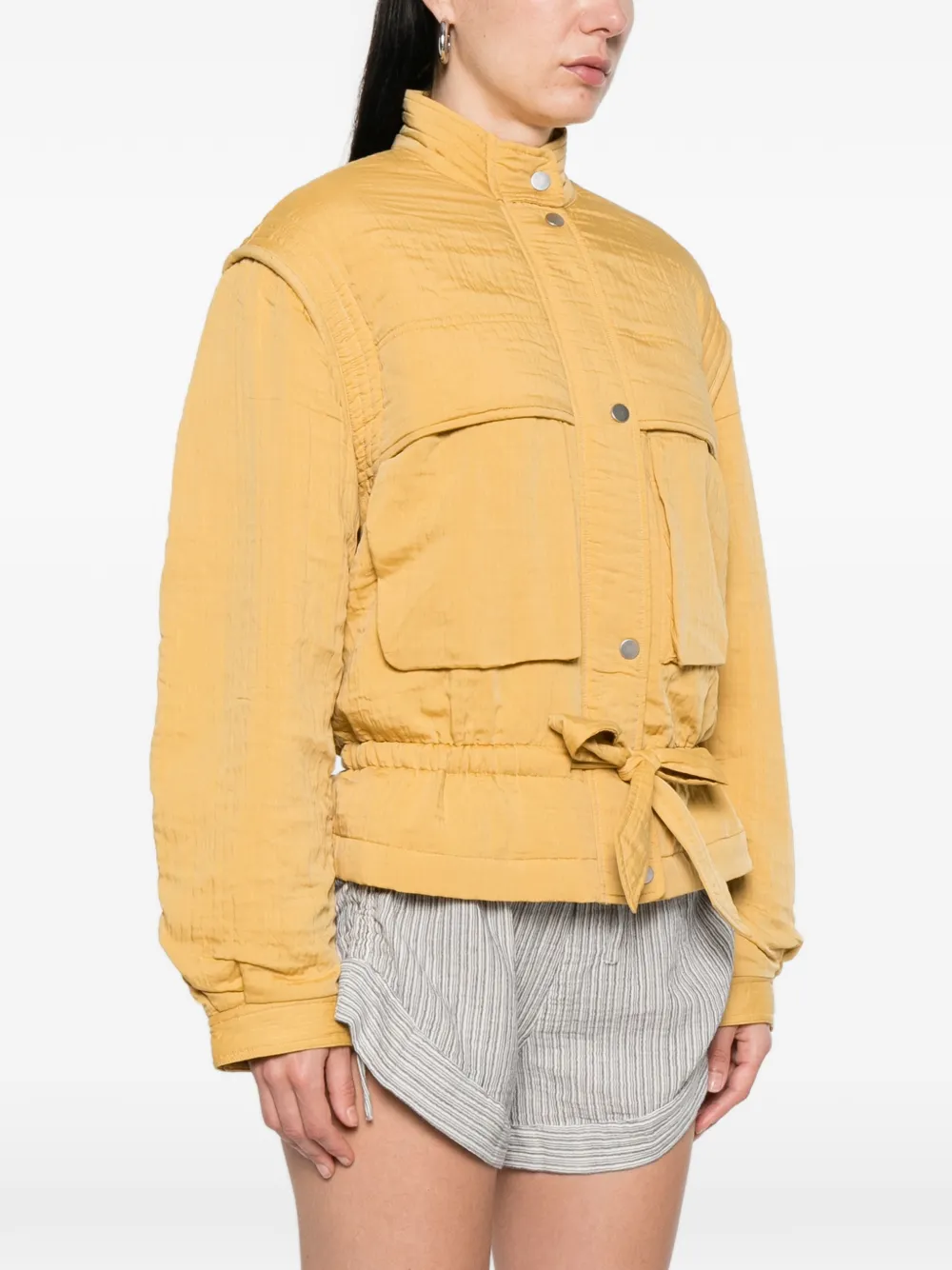 Marant Étoile Blandina Jacket in Yellow, view 3