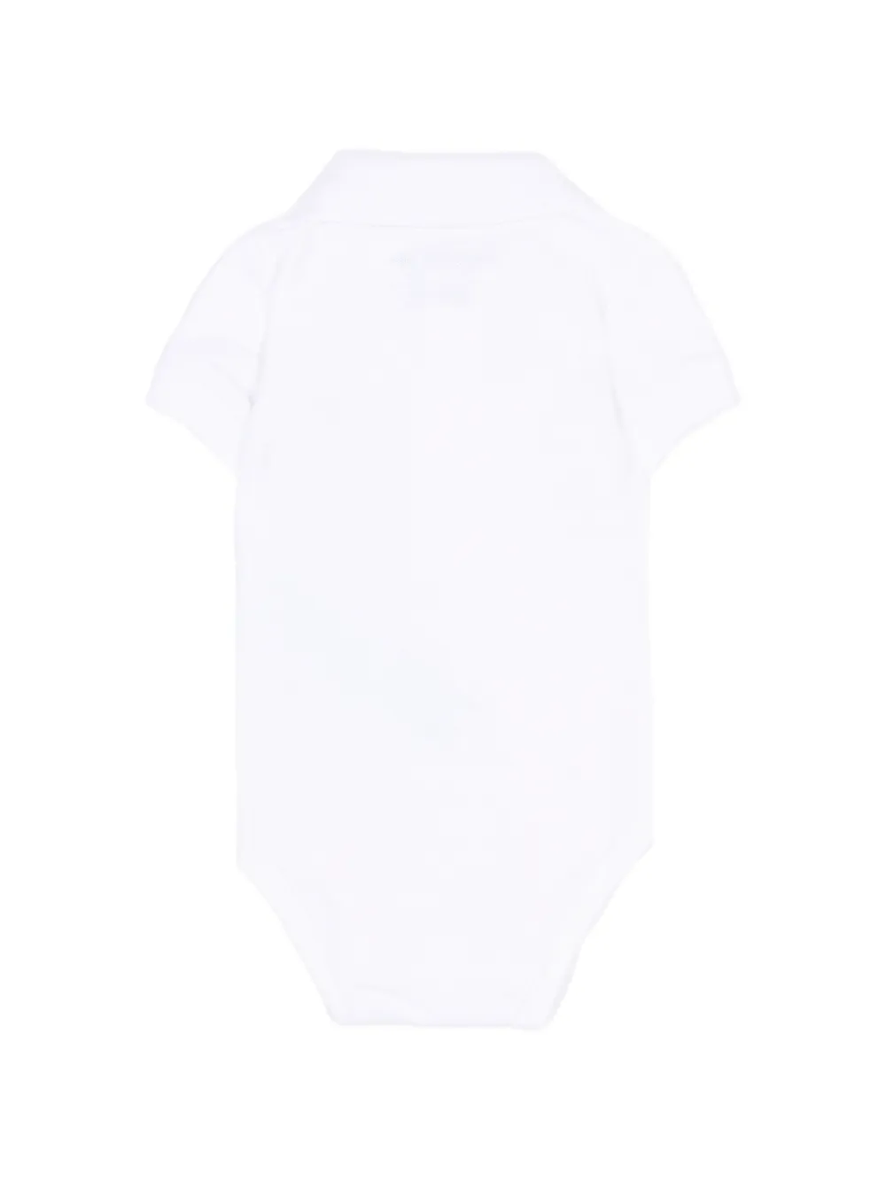  Lacoste Kids Collared Babygrow - White 