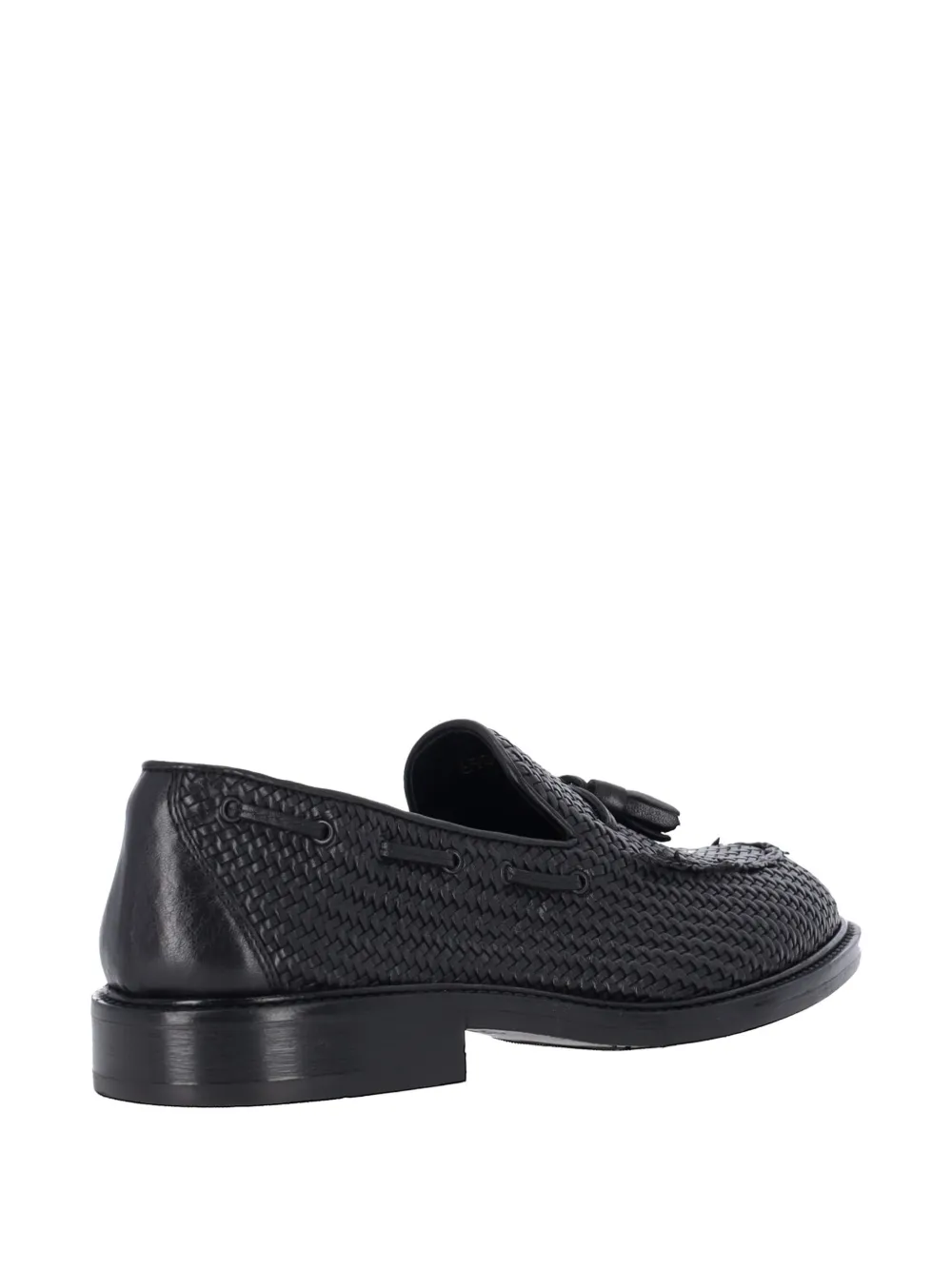 Alexander Hotto woven tassel loafers Zwart