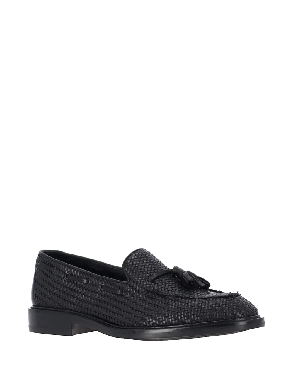 Alexander Hotto woven tassel loafers Zwart