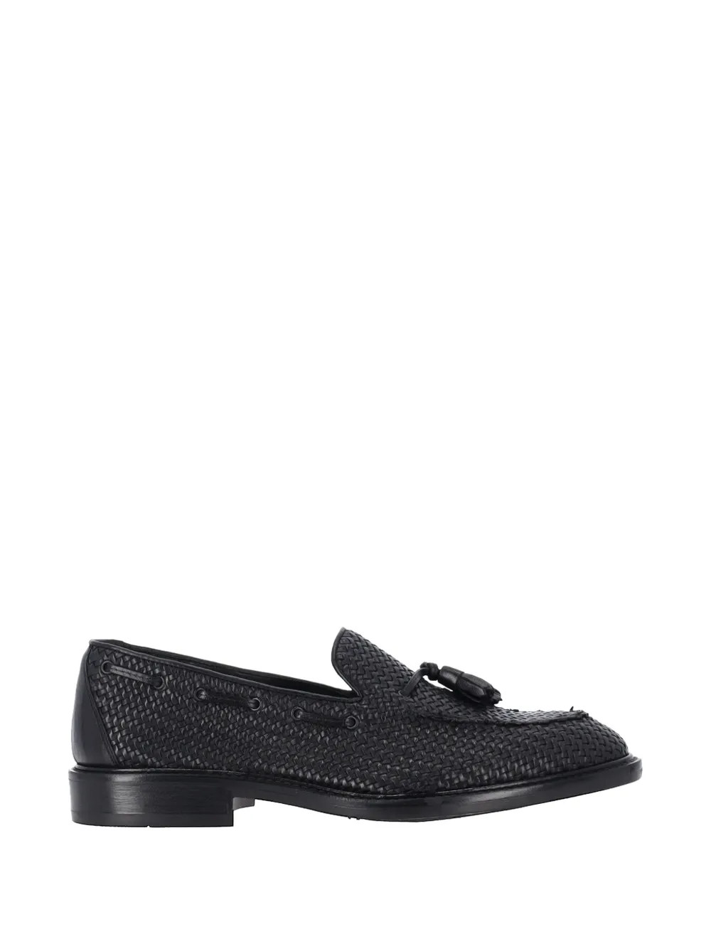 Alexander Hotto woven tassel loafers Zwart