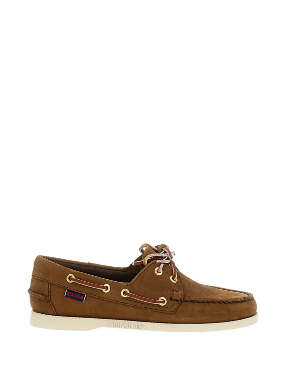 Sebago round-toe boat shoes - Marrone