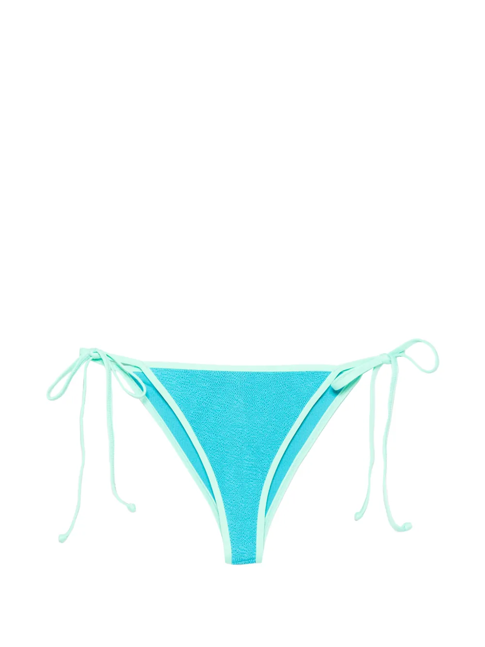 Bond-eye Contrast Anisha side-tie bikini bottoms - Blu