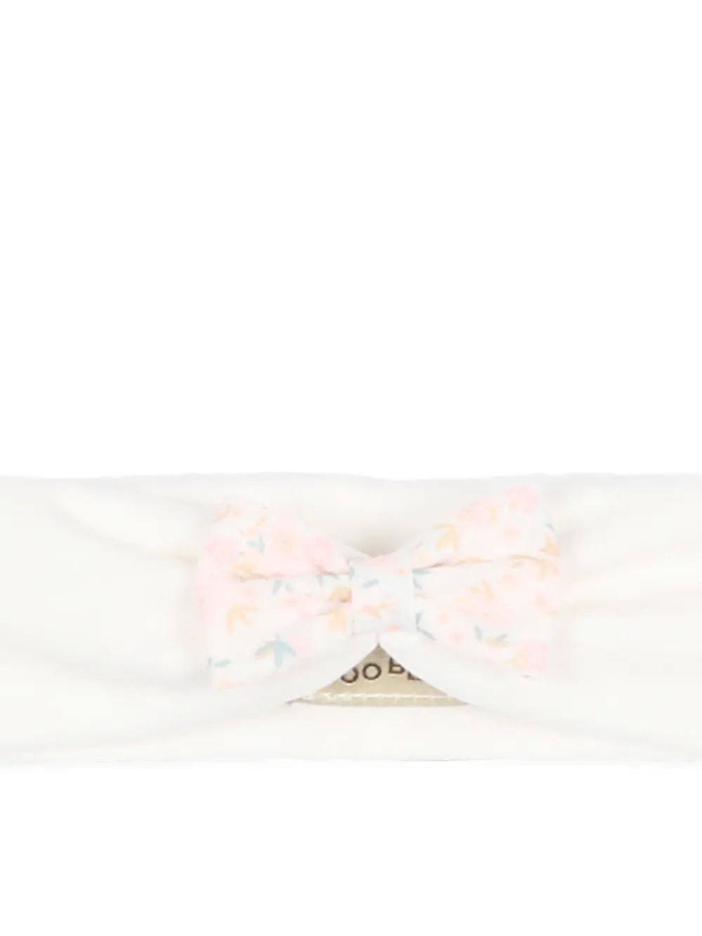Le Boo Beebè Haarband met bloemenstrik Wit