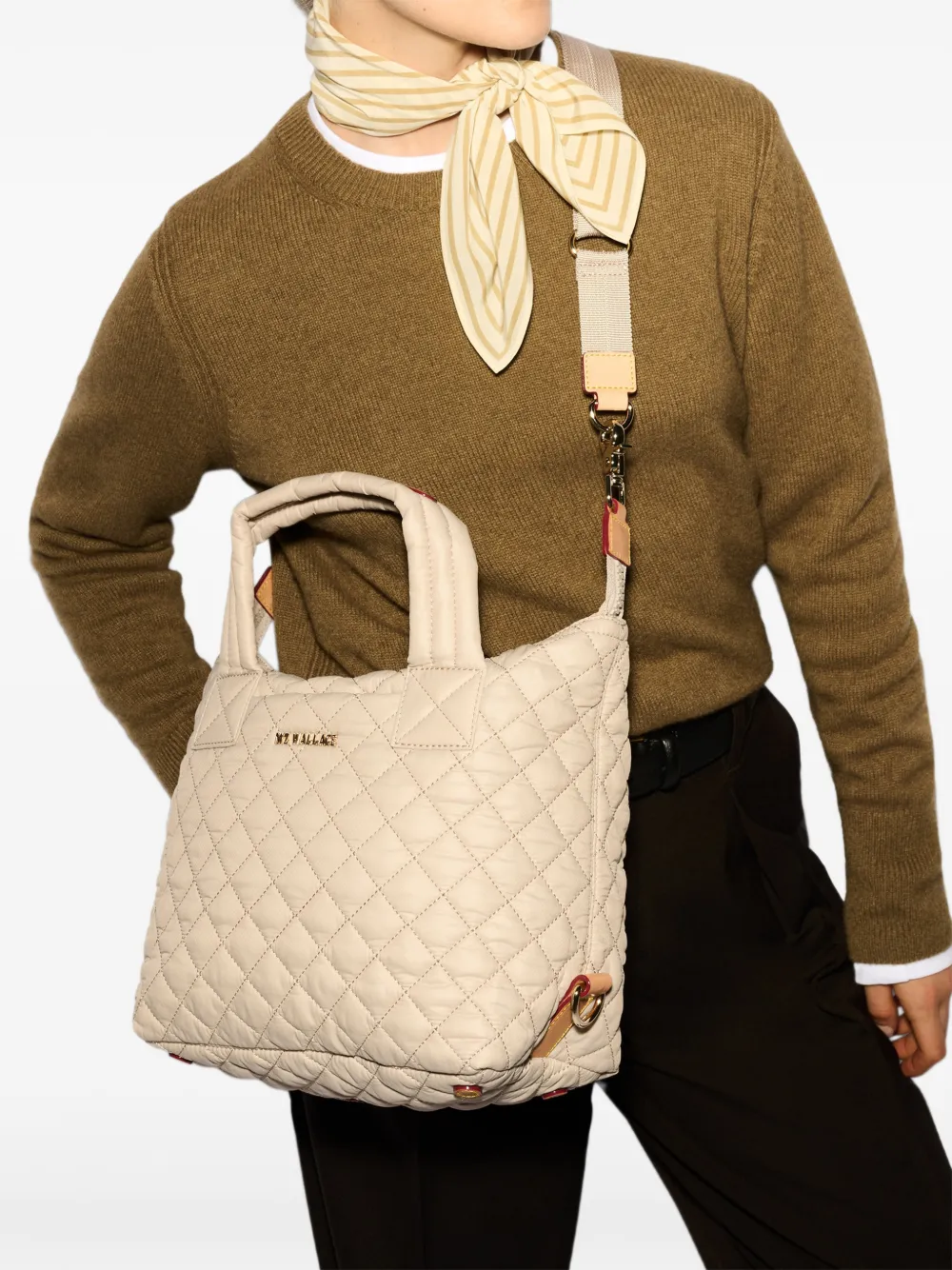  Mz Wallace Small Sutton Tote Bag - Neutrals 